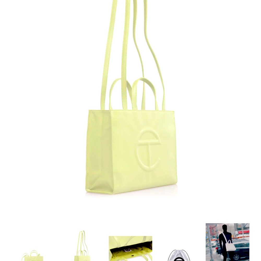 Medium glue Telfar shopping bag